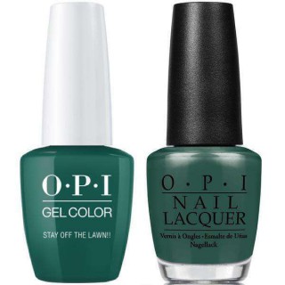 OPI GelColor And Nail Lacquer, W54, Stay Off The Lawn, 0.5oz $16